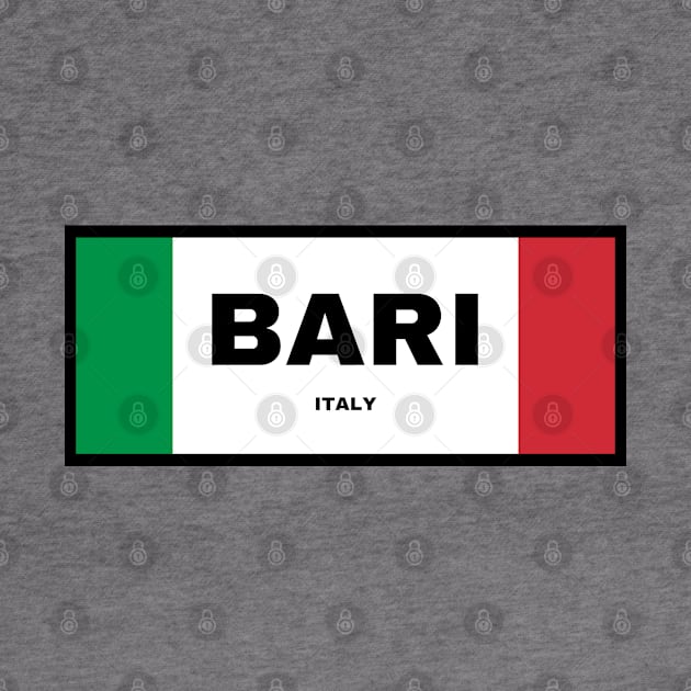 Bari City in Italian Flag Colors by aybe7elf